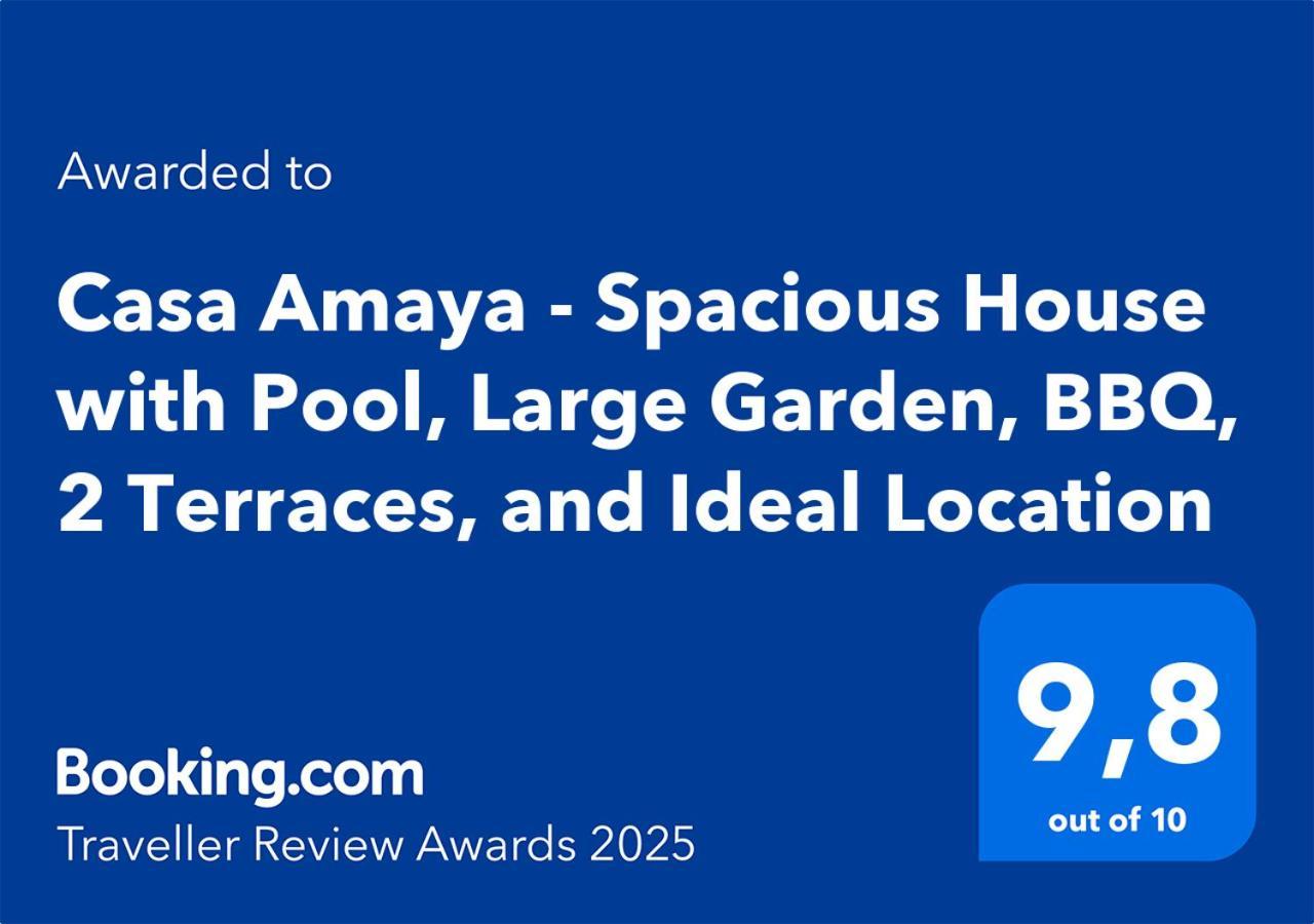 Casa Amaya - Spacious House With Pool, Large Garden, Bbq, 2 Terraces, And Ideal Location El Charco  Екстериор снимка
